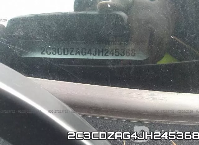 2C3CDZAG4JH245368 фото 10