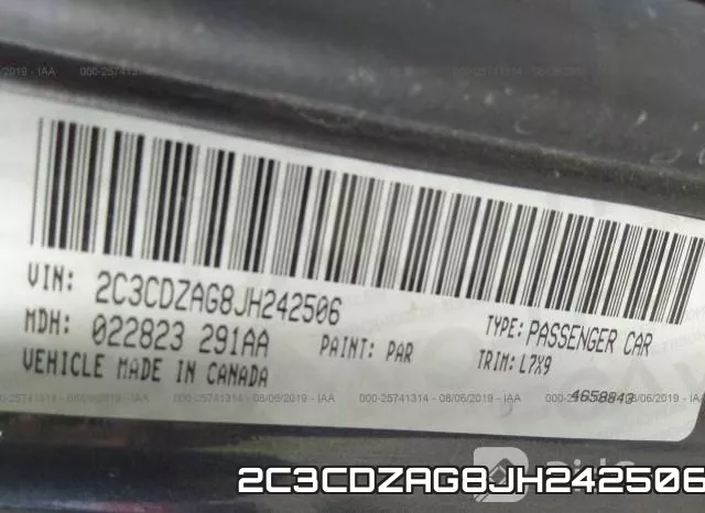 2C3CDZAG8JH242506 фото 10