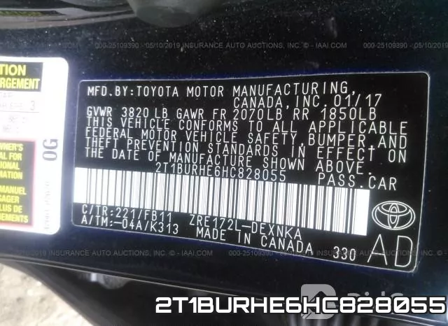 2T1BURHE6HC828055 фото 10