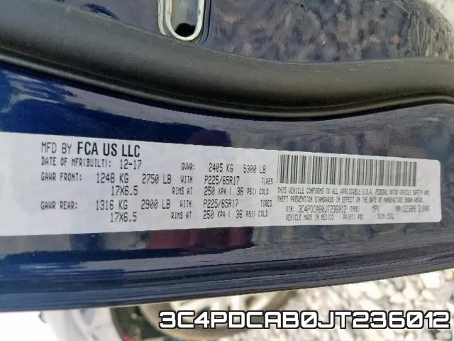 3C4PDCAB0JT236012 фото 2