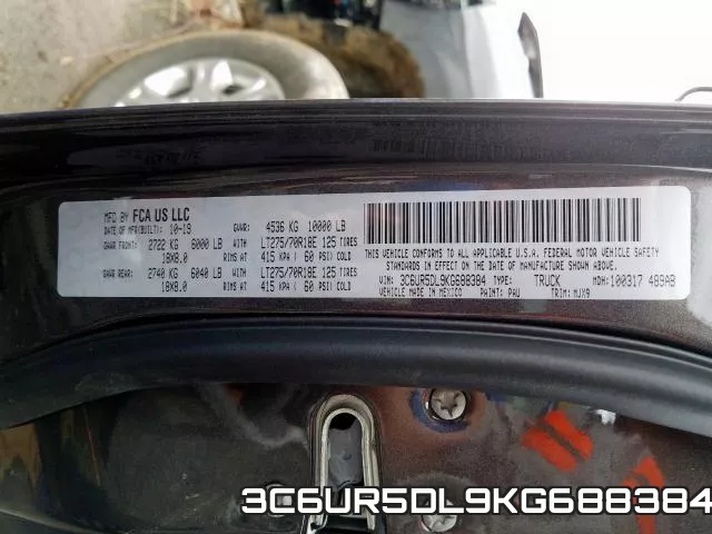 3C6UR5DL9KG688384 фото 2