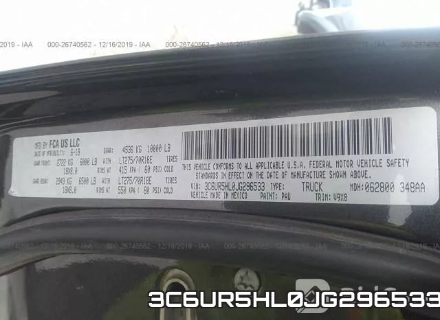 3C6UR5HL0JG296533 фото 10