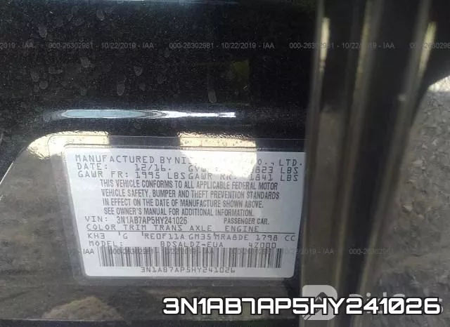 3N1AB7AP5HY241026 фото 10