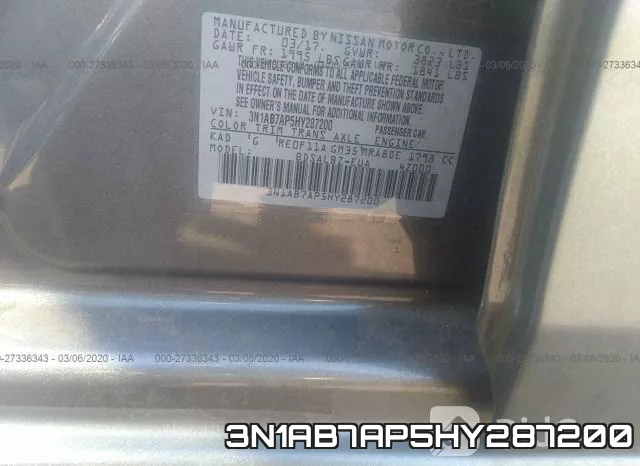 3N1AB7AP5HY287200 фото 9