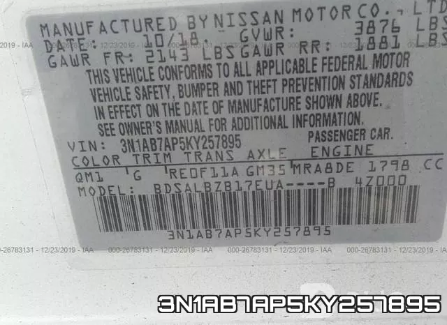 3N1AB7AP5KY257895 фото 10