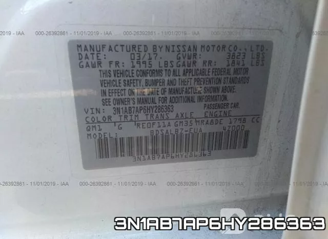 3N1AB7AP6HY286363 фото 10