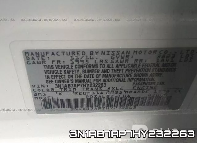 3N1AB7AP7HY232263 фото 10