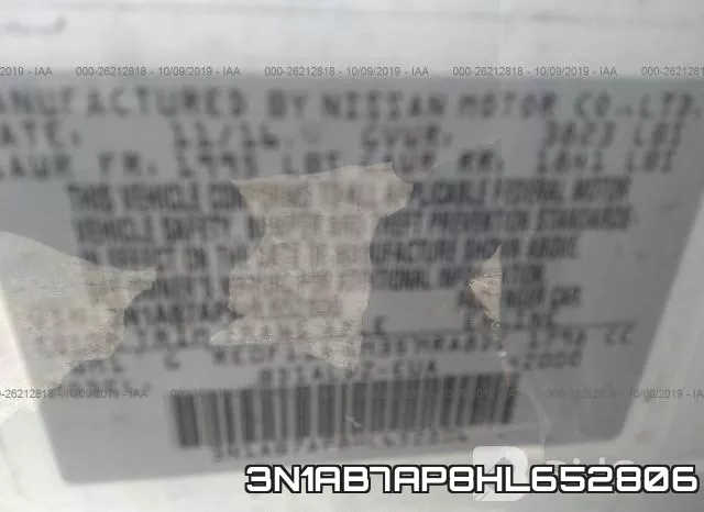 3N1AB7AP8HL652806 фото 10
