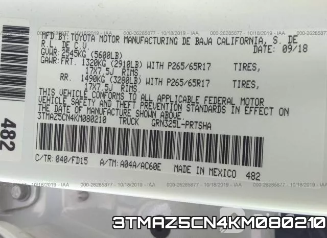 3TMAZ5CN4KM080210 фото 10