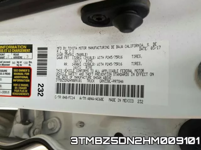 3TMBZ5DN2HM009101 фото 2
