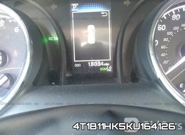 4T1B11HK5KU164126 фото 8