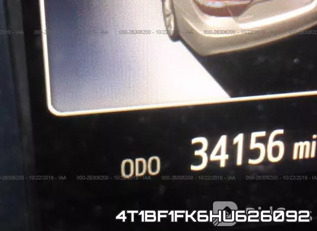 4T1BF1FK6HU626092 фото 8