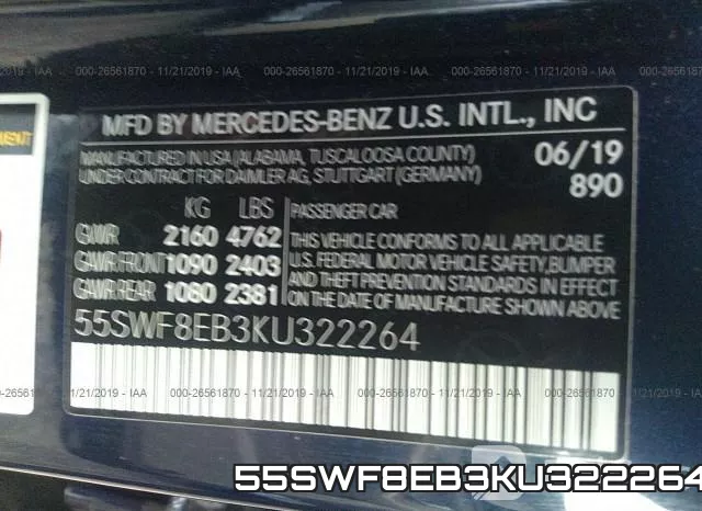 55SWF8EB3KU322264 фото 10