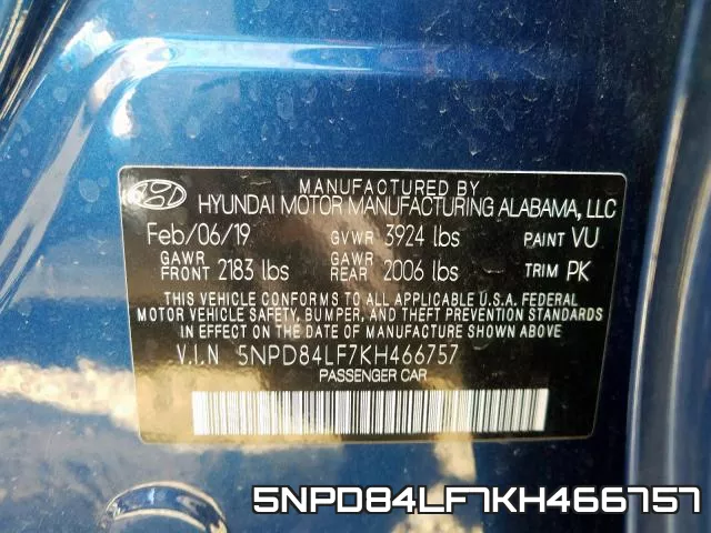 5NPD84LF7KH466757 фото 2