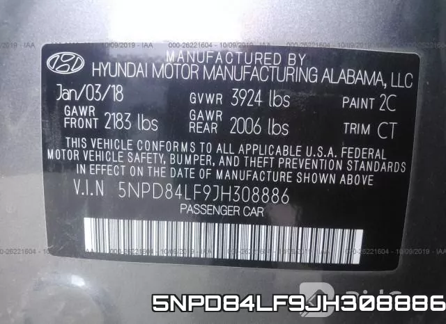 5NPD84LF9JH308886 фото 10