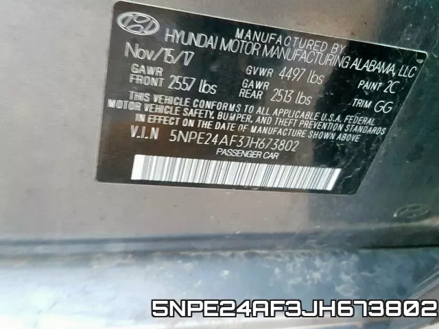 5NPE24AF3JH673802 фото 2
