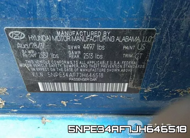 5NPE34AF7JH646518 фото 10