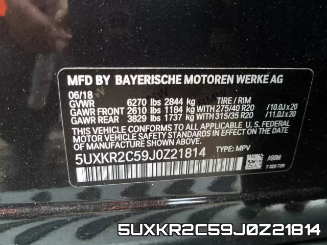 5UXKR2C59J0Z21814 фото 2