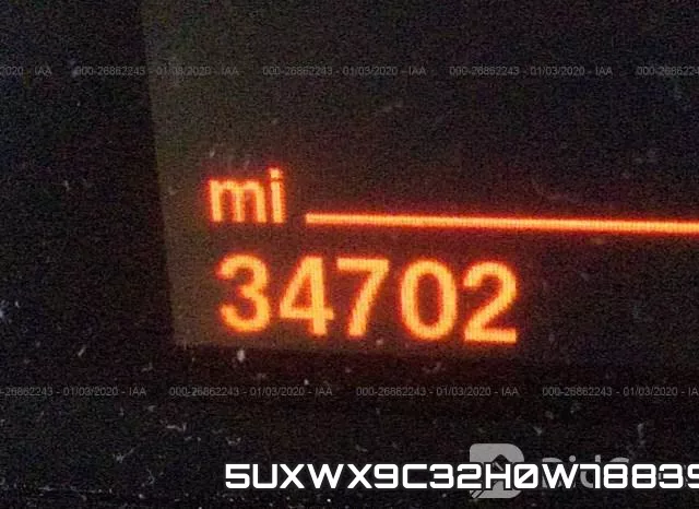 5UXWX9C32H0W78839 фото 8