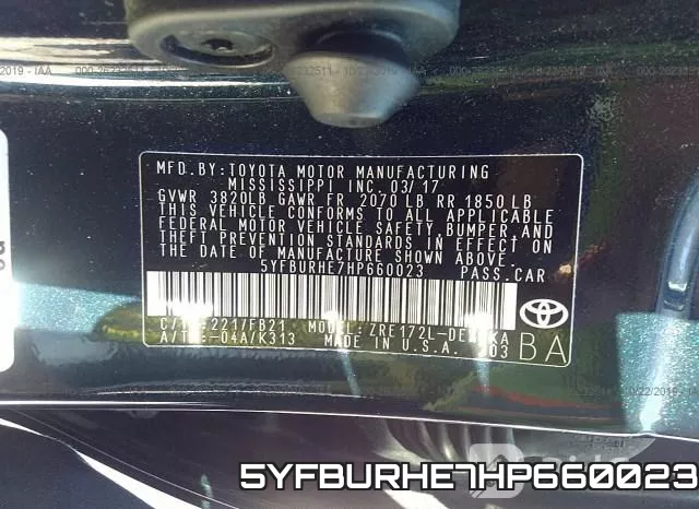 5YFBURHE7HP660023 фото 10