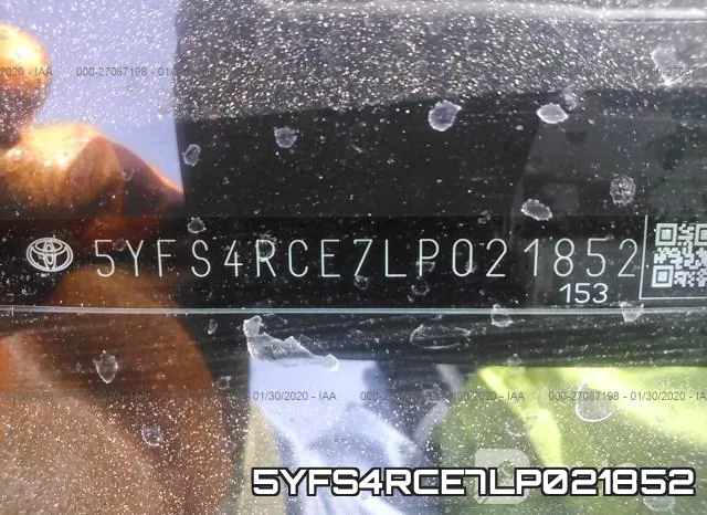 5YFS4RCE7LP021852 фото 10