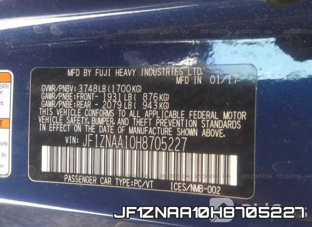 JF1ZNAA10H8705227 фото 10