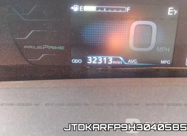 JTDKARFP9H3040585 фото 8