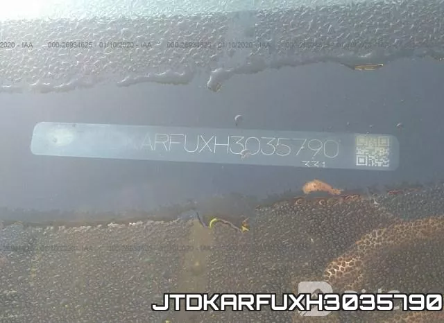 JTDKARFUXH3035790 фото 10