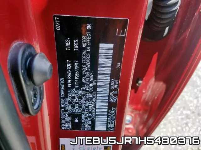 JTEBU5JR7H5480376 фото 2