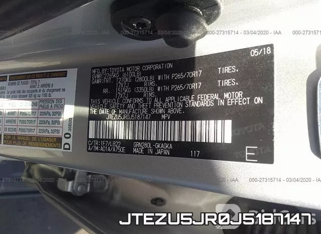 JTEZU5JR0J5187147 фото 10