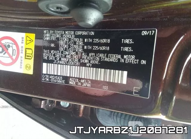 JTJYARBZ1J2087281 фото 10