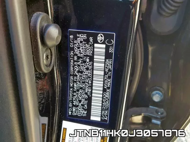 JTNB11HK0J3057876 фото 2