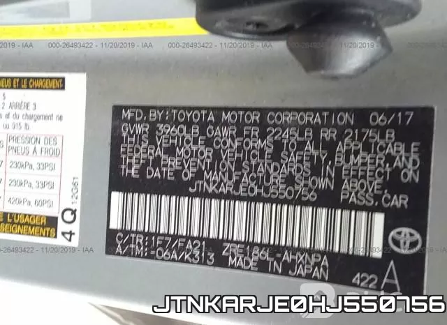 JTNKARJE0HJ550756 фото 10