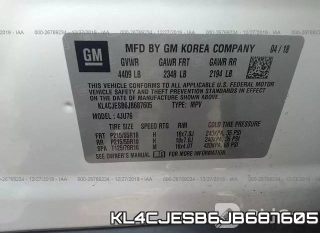 KL4CJESB6JB687605 фото 10