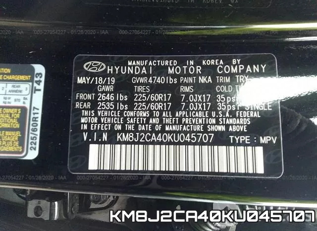 KM8J2CA40KU045707 фото 10