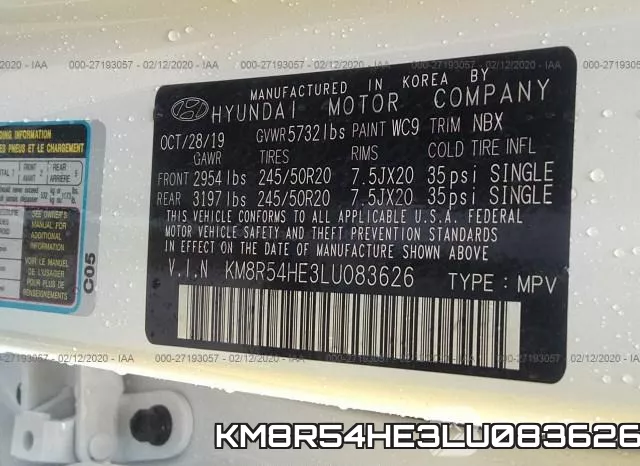 KM8R54HE3LU083626 фото 10