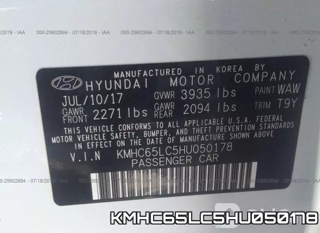 KMHC65LC5HU050178 фото 10