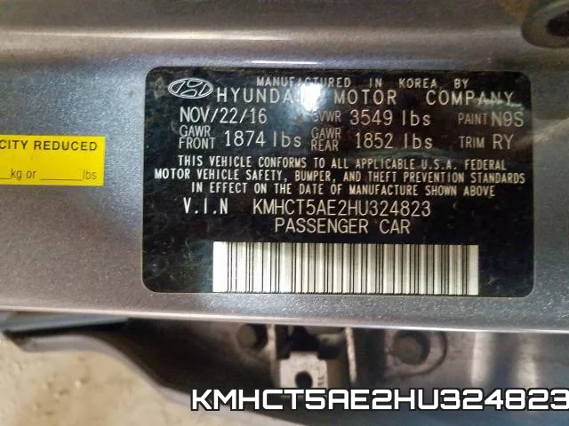 KMHCT5AE2HU324823 фото 2