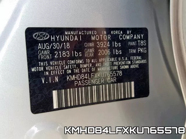 KMHD84LFXKU765578 фото 2