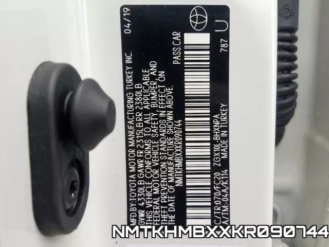 NMTKHMBXXKR090744 фото 2