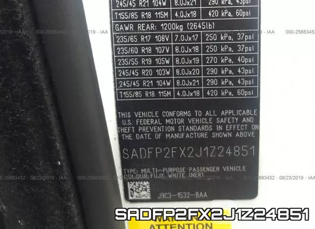 SADFP2FX2J1Z24851 фото 10