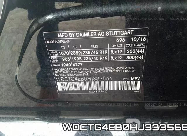 WDCTG4EB0HJ333566 фото 10