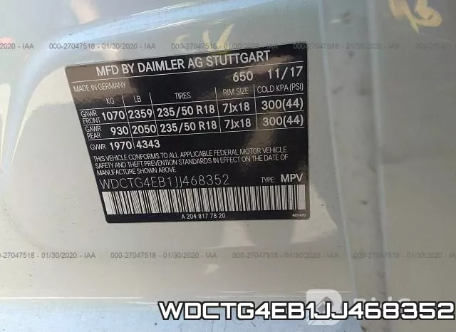 WDCTG4EB1JJ468352 фото 10