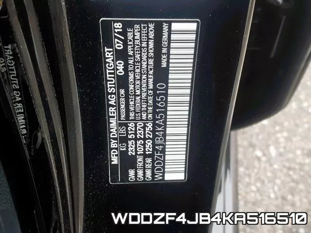 WDDZF4JB4KA516510 фото 2