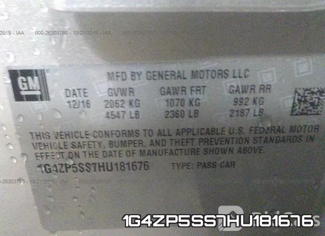 1G4ZP5SS7HU181676 фото 10
