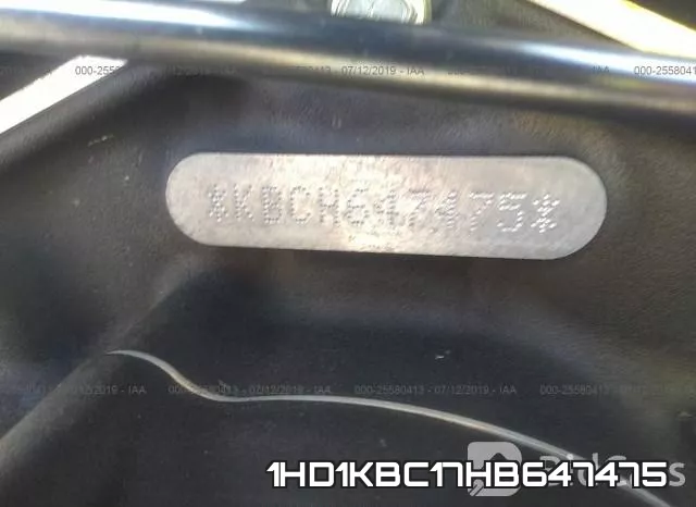 1HD1KBC17HB647475 фото 2