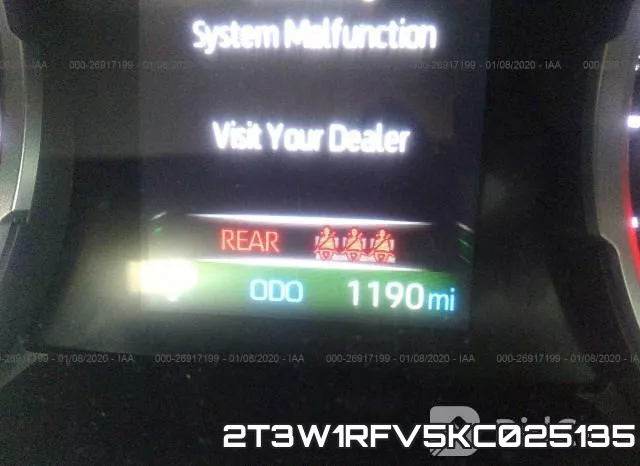 2T3W1RFV5KC025135 фото 8