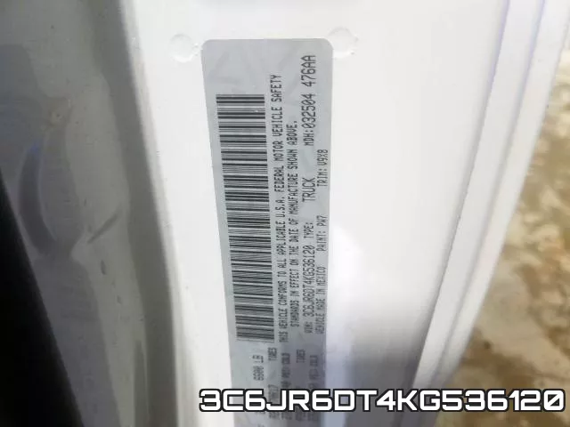 3C6JR6DT4KG536120 фото 2