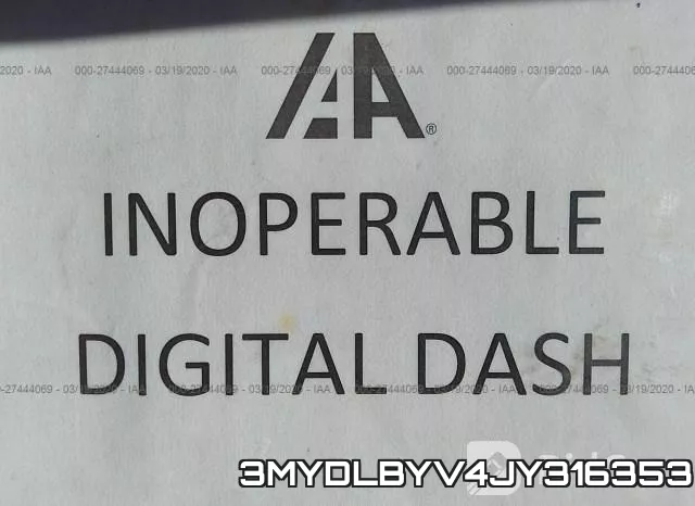 3MYDLBYV4JY316353 фото 8