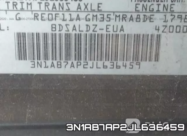 3N1AB7AP2JL636459 фото 10